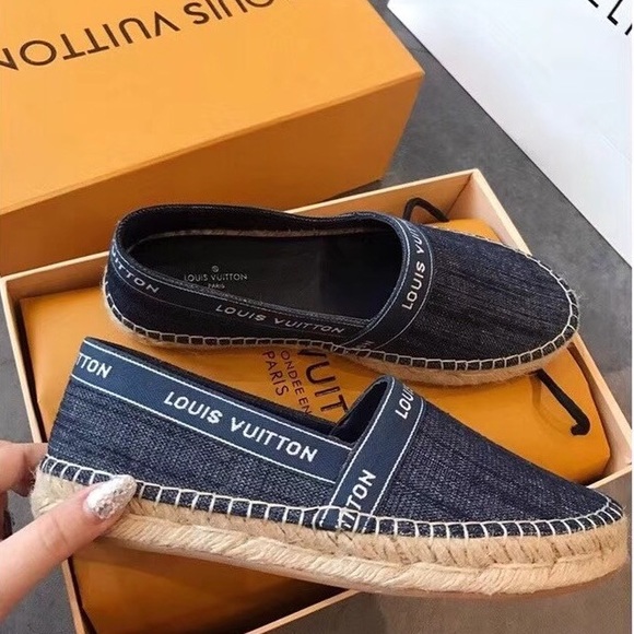 Louis Vuitton Denim Croisiere Espadrille 37 - Picture 1 of 4
